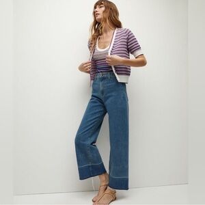 Veronica Beard High Rise Crop Jeans